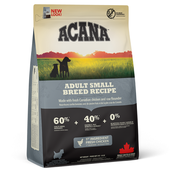 Acana Adult Small Breed 2kg Βιολογικά Κατάλληλες Τροφές